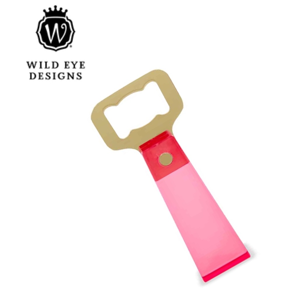 Wild Eye Designs Pink & Gold Bottle Opener
